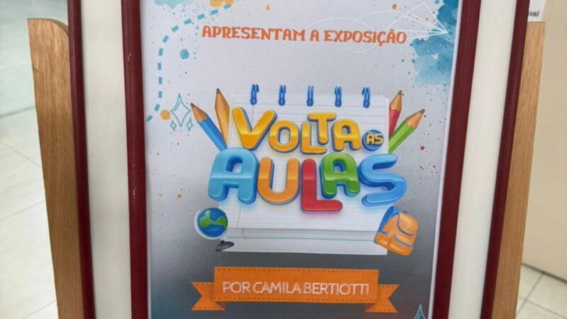 Exposição “Volta às Aulas” destaca criatividade e personalização na Vitrine Cultural