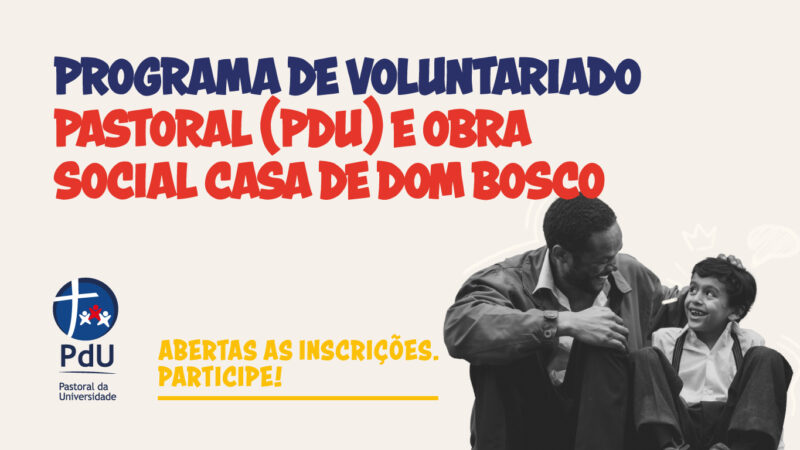 PdU abre inscrições para Programa de Voluntariado em Americana