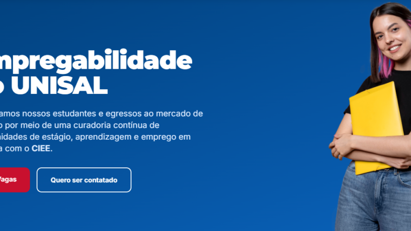 UNISAL lança página de Empregabilidade com vagas atualizadas diariamente