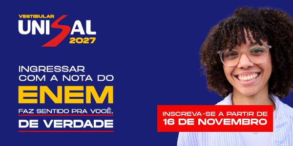 Use sua nota do ENEM no Vestibular UNISAL